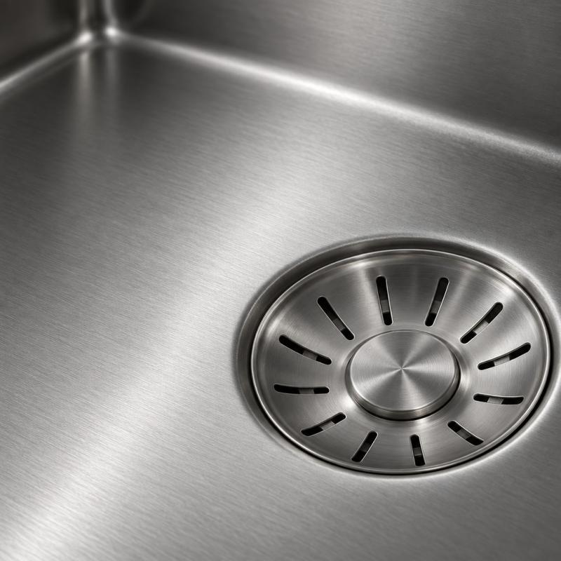Pure.Sink Comfort grote PVD Gun metal spoelbak 70x40 cm 10mm radius onderbouw, vlakinbouw en opbouw PCM7040-61